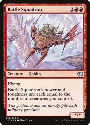 Battle Squadron [Duel Decks: Merfolk vs. Goblins] Magic: The Gathering