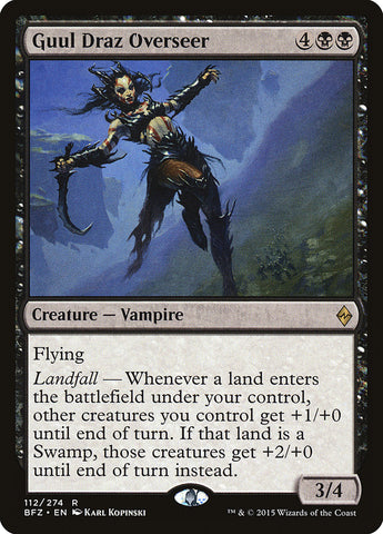 Guul Draz Overseer [Battle for Zendikar] Magic: The Gathering
