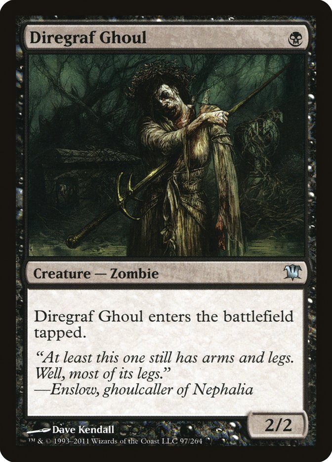 Diregraf Ghoul [Innistrad] Magic: The Gathering