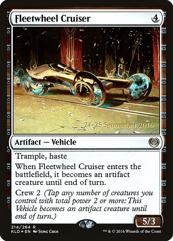Fleetwheel Cruiser [Kaladesh Prerelease Promos] Magic: The Gathering