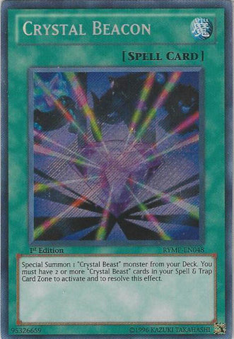 Crystal Beacon [RYMP-EN048] Secret Rare Yu-Gi-Oh!