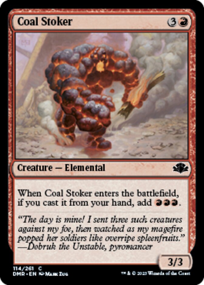 Coal Stoker [Dominaria Remastered] Magic: The Gathering