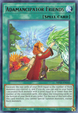 Adamancipator Friends [MP21-EN142] Rare Yu-Gi-Oh!