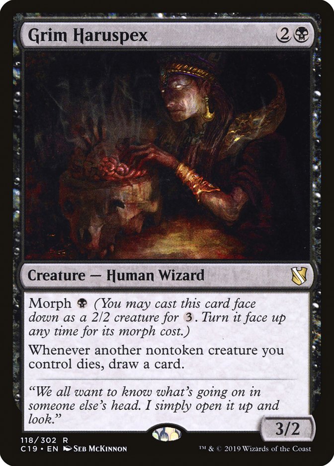 Grim Haruspex [Commander 2019] Magic: The Gathering