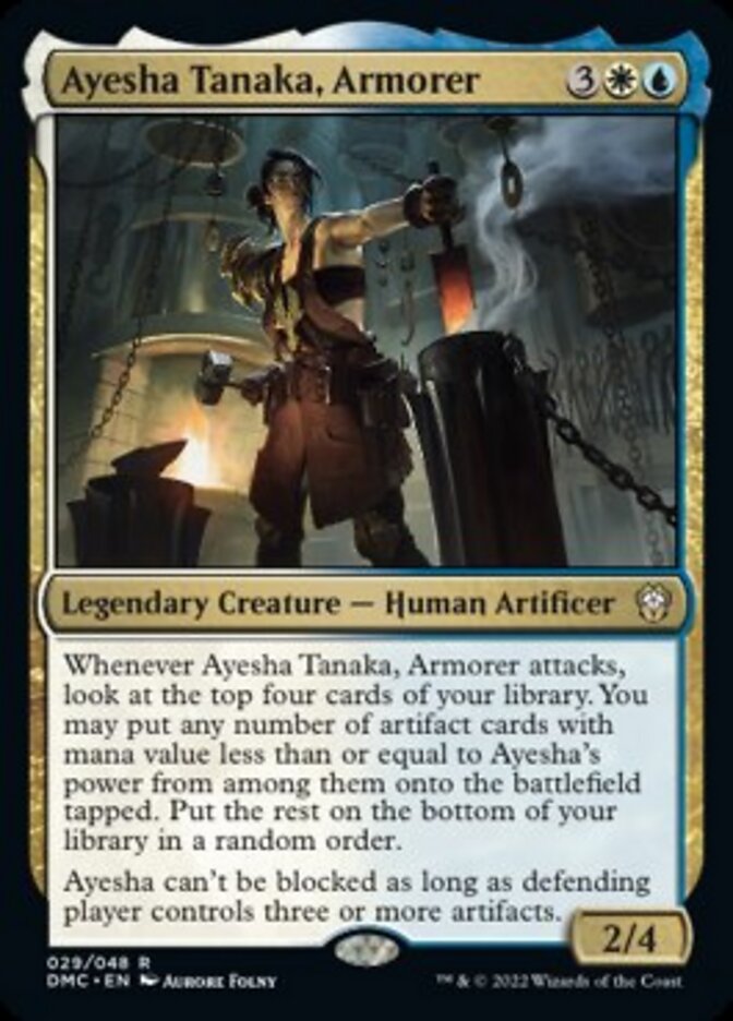 Ayesha Tanaka, Armorer [Dominaria United Commander] Magic: The Gathering