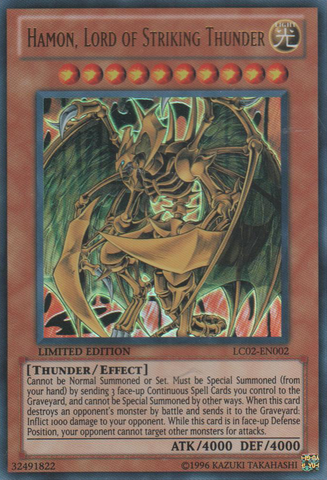 Hamon, Lord of Striking Thunder [LC02-EN002] Ultra Rare Yu-Gi-Oh!