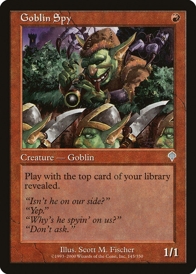 Goblin Spy [Invasion] Magic: The Gathering