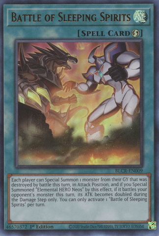 Battle of Sleeping Spirits [BLCR-EN009] Ultra Rare Yu-Gi-Oh!