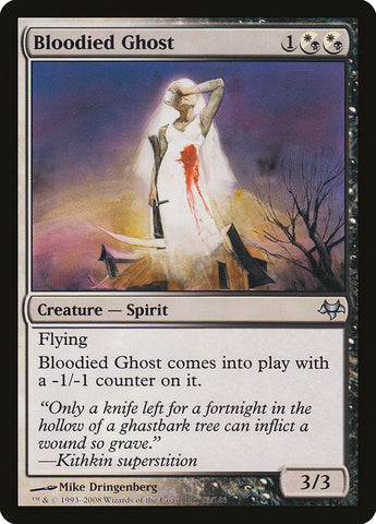 Bloodied Ghost [Eventide] Magic: The Gathering