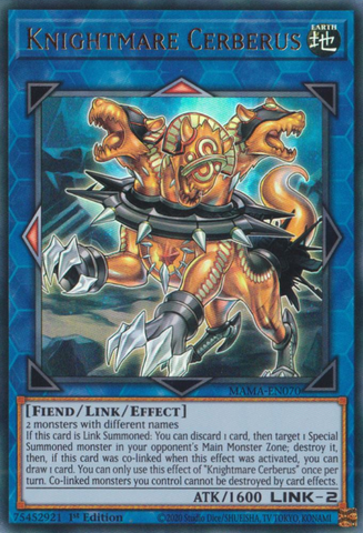 Knightmare Cerberus [MAMA-EN070] Ultra Rare Yu-Gi-Oh!
