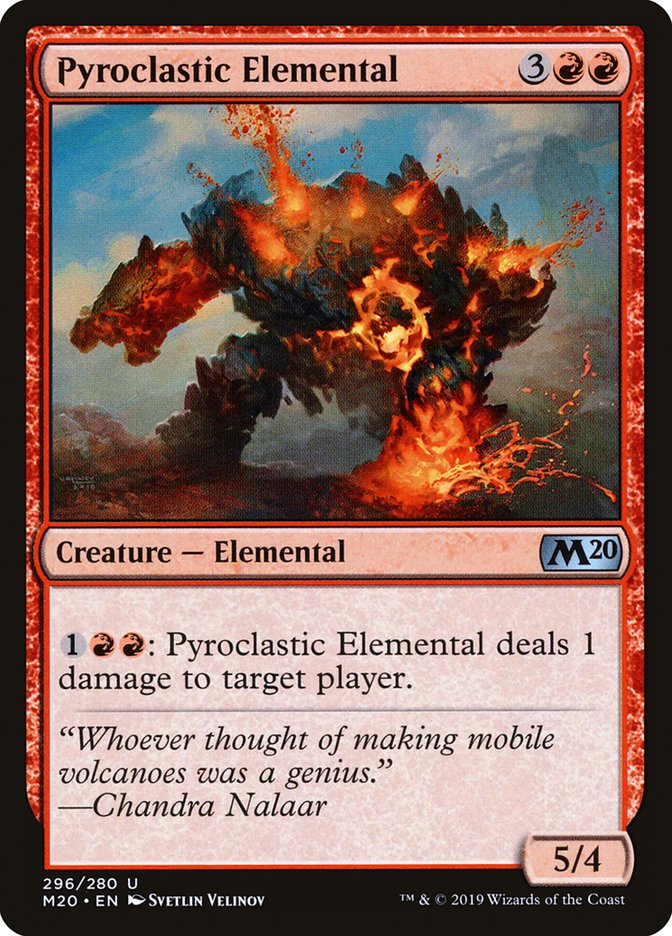 Pyroclastic Elemental [Core Set 2020] Magic: The Gathering