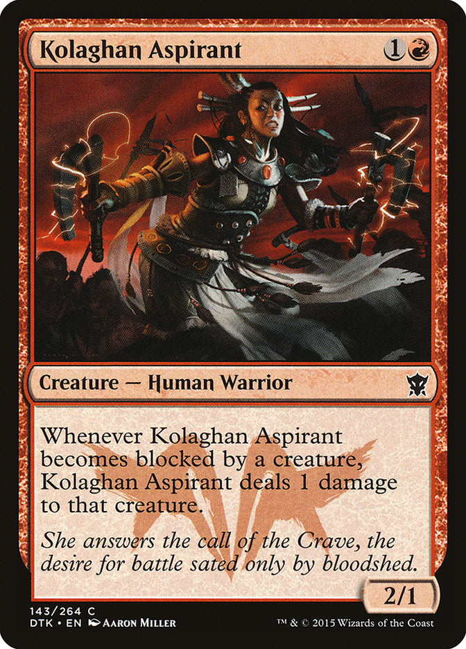 Kolaghan Aspirant [Dragons of Tarkir] Magic: The Gathering