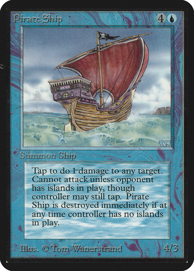 Pirate Ship [Alpha Edition] Magic: The Gathering