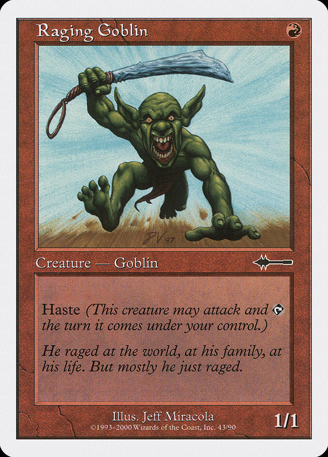 Raging Goblin [Beatdown] Magic: The Gathering