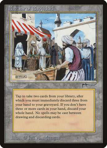 Bazaar of Baghdad [Arabian Nights] Magic: The Gathering
