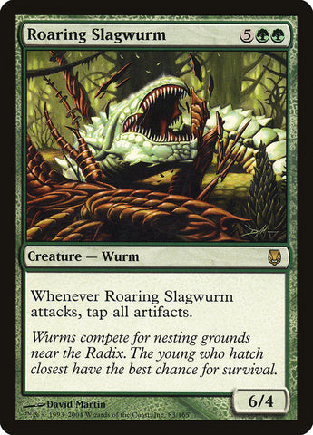 Roaring Slagwurm [Darksteel] Magic: The Gathering