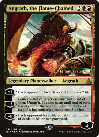 Angrath, the Flame-Chained [Rivals of Ixalan Prerelease Promos] Magic: The Gathering