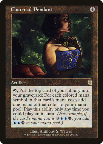 Charmed Pendant [Odyssey] Magic: The Gathering