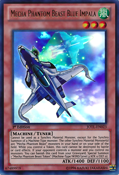 Mecha Phantom Beast Blue Impala [JOTL-EN023] Ultra Rare Yu-Gi-Oh!
