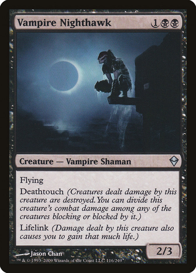 Vampire Nighthawk [Zendikar] Magic: The Gathering