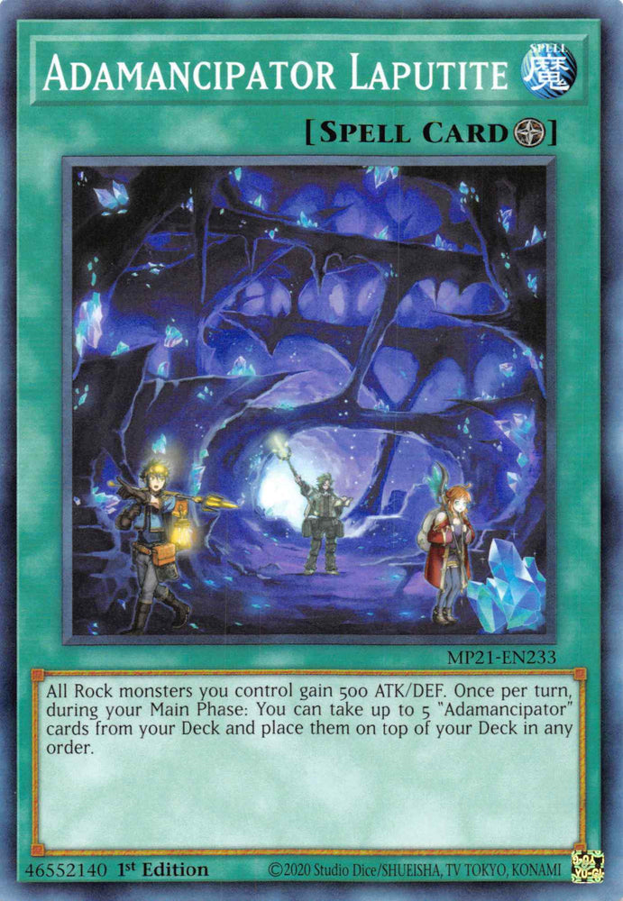 Adamancipator Laputite [MP21-EN233] Common Yu-Gi-Oh!