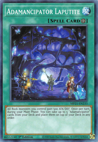 Adamancipator Laputite [MP21-EN233] Common Yu-Gi-Oh!