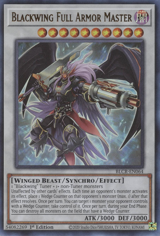 Blackwing Full Armor Master [BLCR-EN064] Ultra Rare Yu-Gi-Oh!