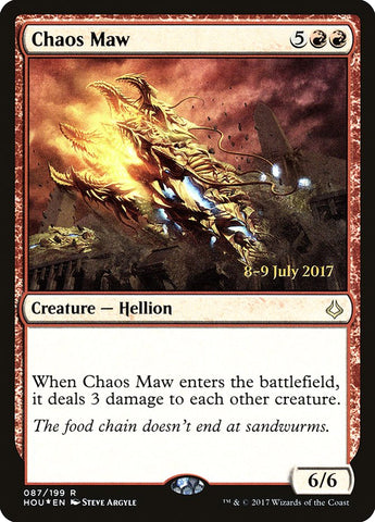 Chaos Maw [Hour of Devastation Prerelease Promos] Magic: The Gathering