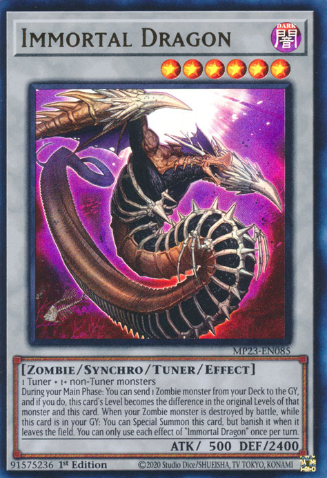Immortal Dragon [MP23-EN085] Ultra Rare Yu-Gi-Oh!