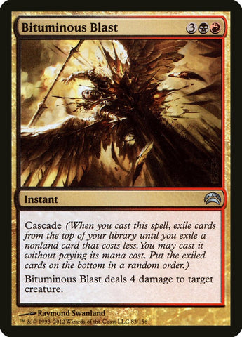 Bituminous Blast [Planechase 2012] Magic: The Gathering