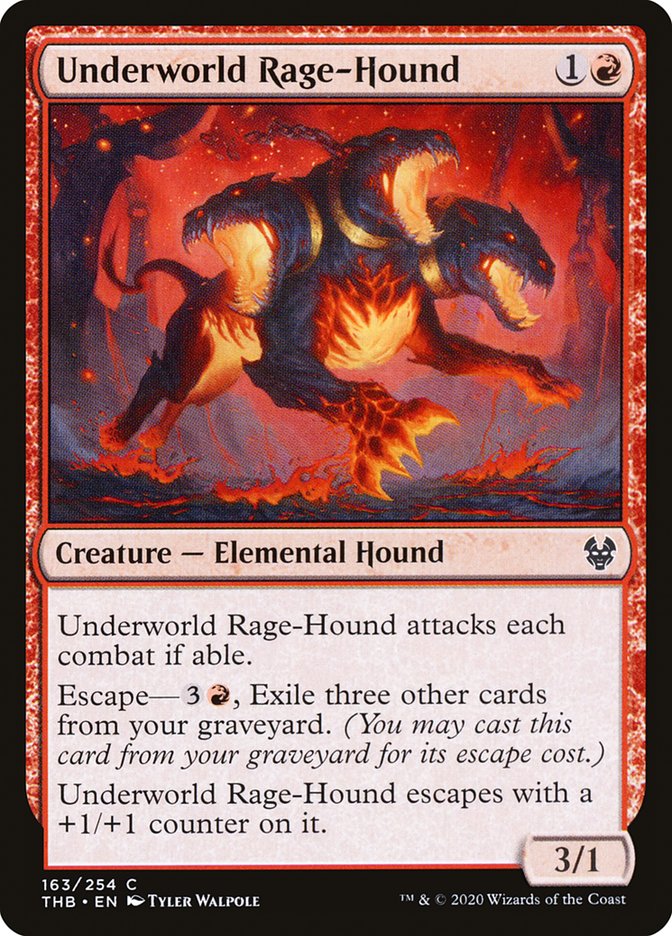 Underworld Rage-Hound [Theros Beyond Death] Magic: The Gathering