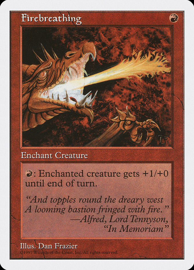 Firebreathing [Fifth Edition] Magic: The Gathering