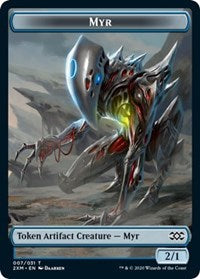 Myr (007) // Ooze Double-Sided Token [Double Masters Tokens] Magic: The Gathering