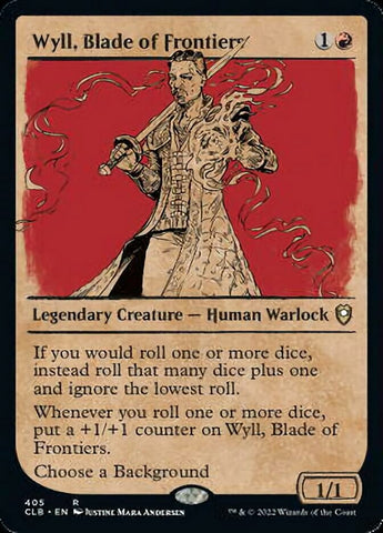 Wyll, Blade of Frontiers (Showcase) [Commander Legends: Battle for Baldur's Gate] Magic: The Gathering