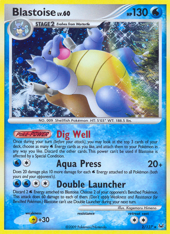 Blastoise (2/127) [Platinum: Base Set] Pokémon