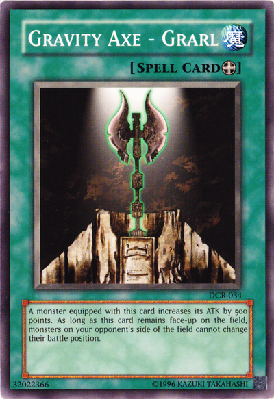 Gravity Axe - Grarl [DCR-034] Common Yu-Gi-Oh!