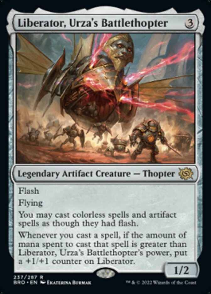 Liberator, Urza's Battlethopter [The Brothers' War] Magic: The Gathering