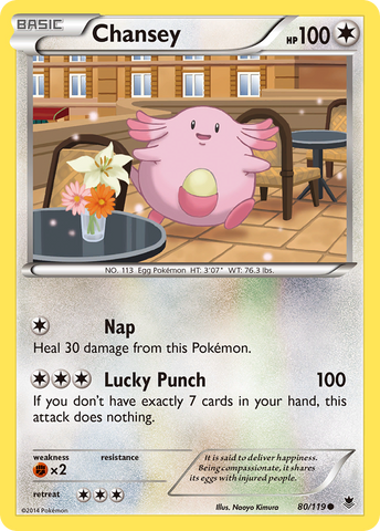 Chansey (80/119) [XY: Phantom Forces] Pokémon