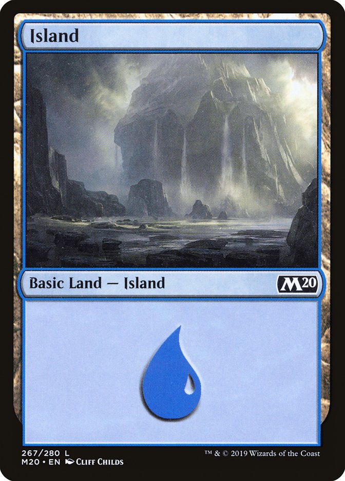 Island (267) [Core Set 2020] Magic: The Gathering