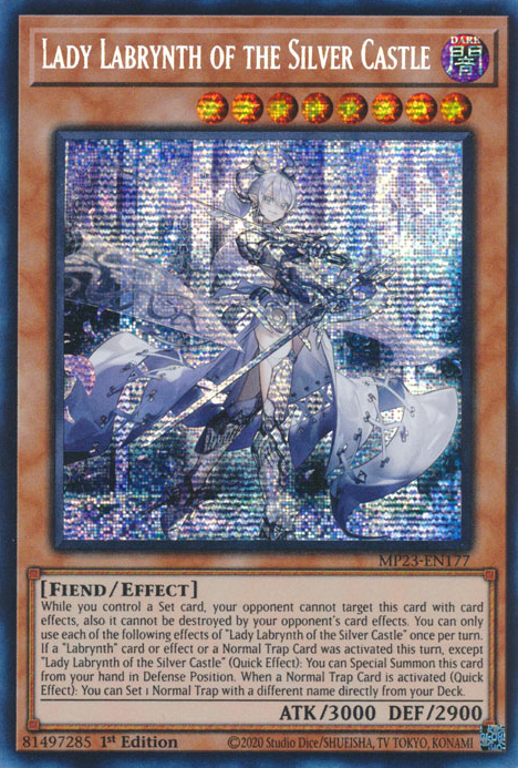 Lady Labrynth of the Silver Castle [MP23-EN177] Prismatic Secret Rare Yu-Gi-Oh!