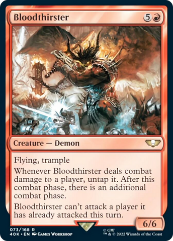 Bloodthirster [Warhammer 40,000] Magic: The Gathering