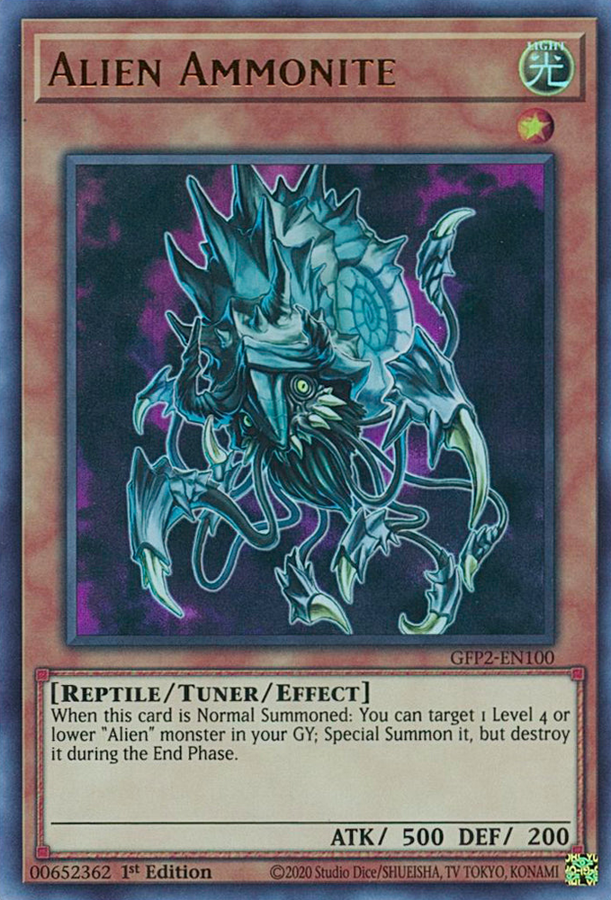 Alien Ammonite [GFP2-EN100] Ultra Rare Yu-Gi-Oh!