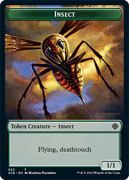 Insect // Cat Beast Double-Sided Token [Starter Commander Decks] Magic: The Gathering