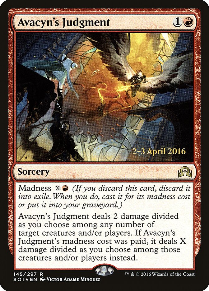 Avacyn's Judgment [Shadows over Innistrad Prerelease Promos] Magic: The Gathering