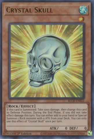 Crystal Skull [BLCR-EN022] Ultra Rare Yu-Gi-Oh!