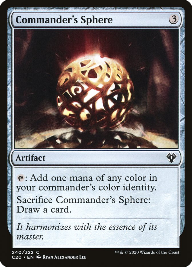 Commander's Sphere [Commander 2020] Magic: The Gathering
