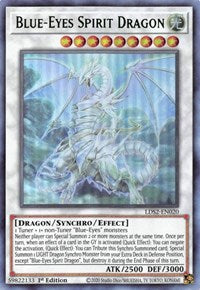 Blue-Eyes Spirit Dragon (Green) [LDS2-EN020] Ultra Rare Yu-Gi-Oh!