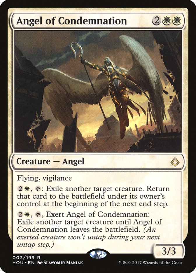 Angel of Condemnation [Hour of Devastation] Magic: The Gathering