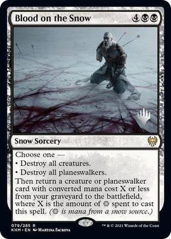 Blood on the Snow (Promo Pack) [Kaldheim Promos] Magic: The Gathering