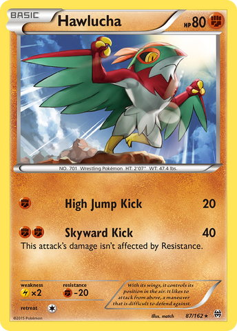Hawlucha (87/162) [XY: BREAKthrough] Pokémon